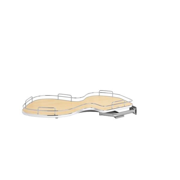 Rev-A-Shelf Steel, Natural, 37.6 in W, 6.5 in H, 21.56 in D, 21.55 in L, Light Brown 5371-18-MP-R - main